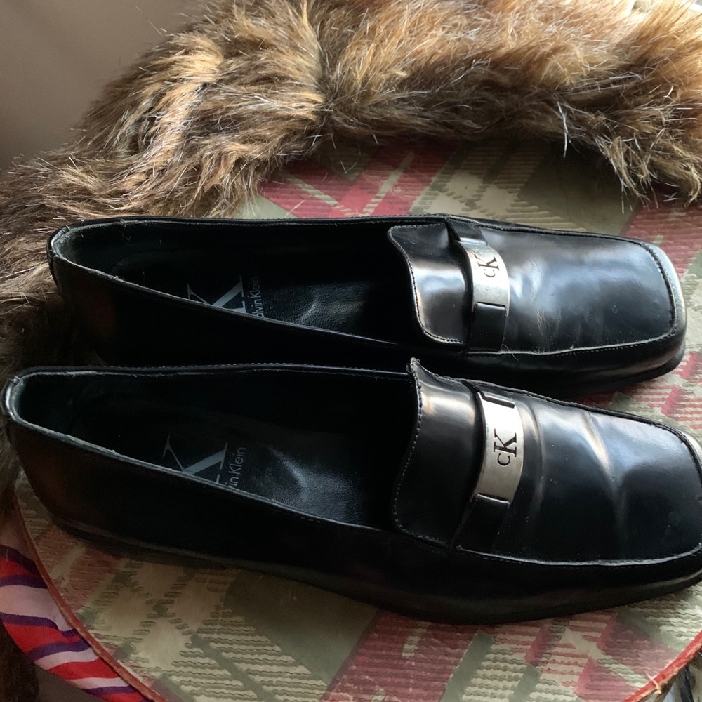 Vintage Black Calvin Klein Loafers